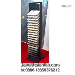 Tow row stone display rack for quartz surface SRL103