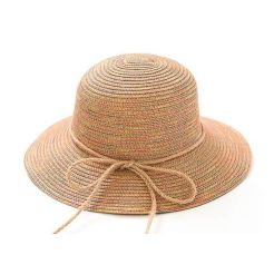 Raffia Bucket Hat Folding Sombrero Chapeaux Paper Straw Hat