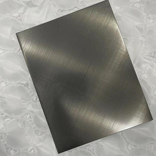 Cross Hairline Black Stainless Steel Sheet