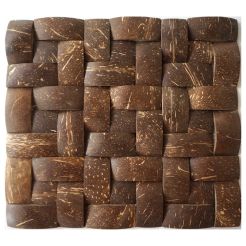 Nature Coconut Shell Panels Coconut Wall Mosaic