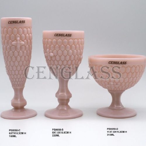 Glass Cup Colored Glass Champagne