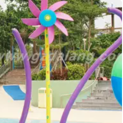 SHORT DESCRIPTION-WATER GAME WINDMILL SPRAY