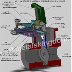 MZ150 DN50-150mm (2-6Inch) Portable Gate Valve Grinding Machine