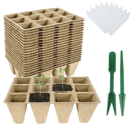 Egg Carton Seed Planting Trays