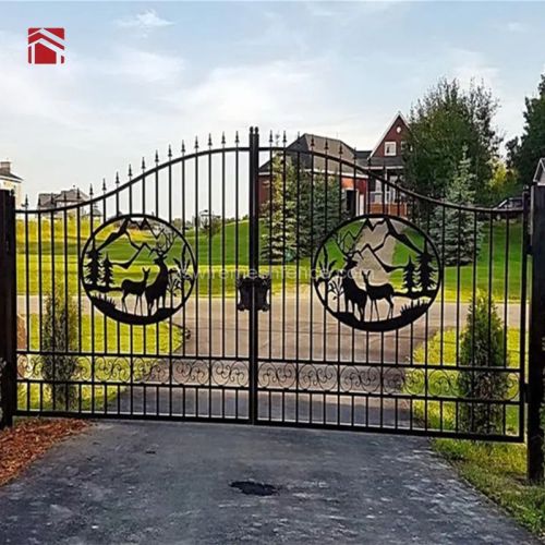 iron gate for backyard