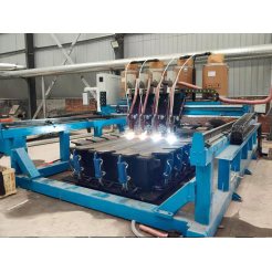 Quadruple Torch Wear Plate Hardfacing Machine