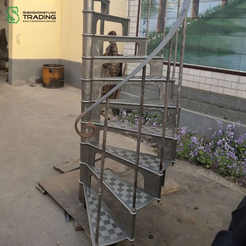 cast iron spiral staircase