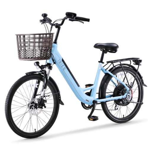 Torque sensor system pedal assist e-bike for seniors